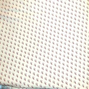 Homamade country farmhouse table cloth tan red